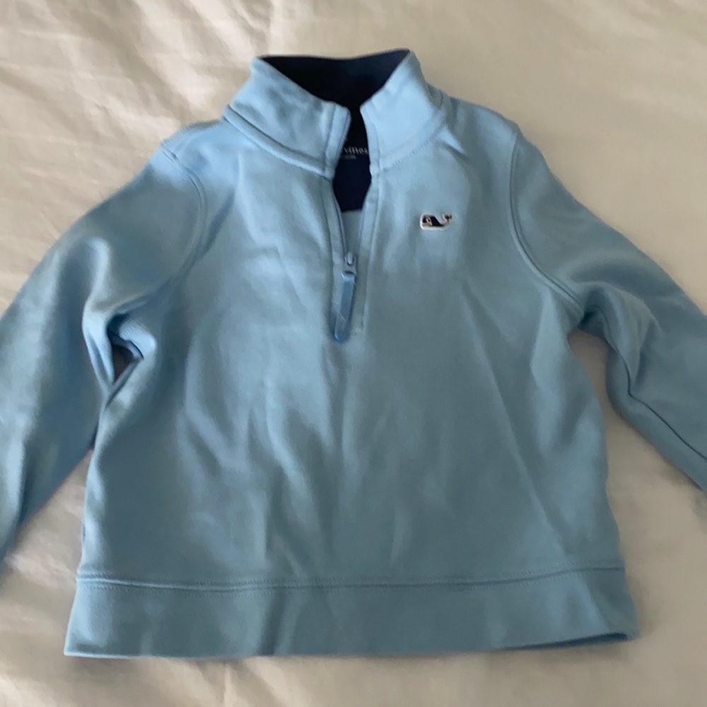 Southern Tide boys zip up size 2T light blue